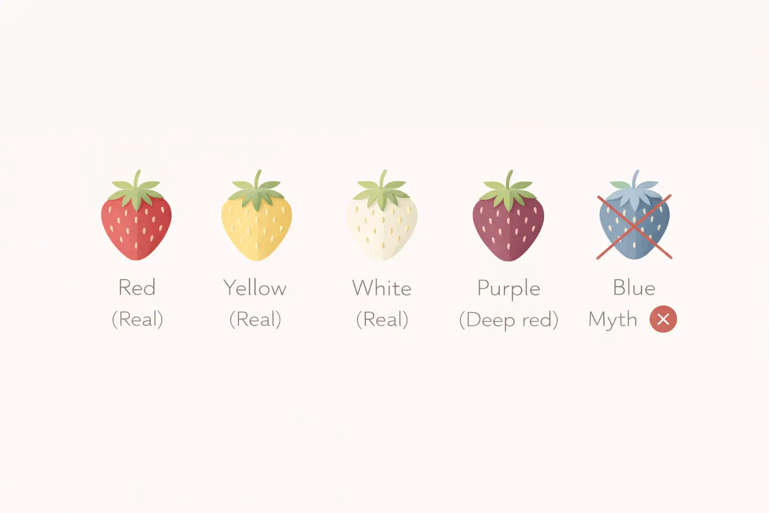 can strawberries be blue