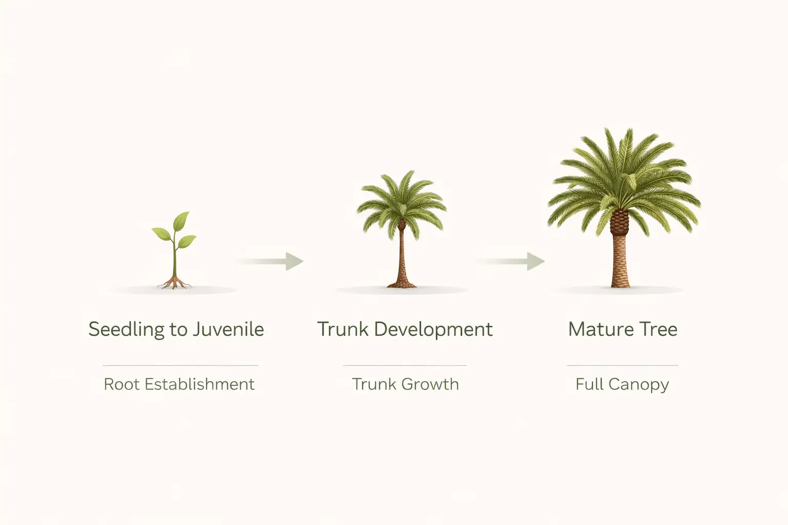 canary island date palm growth rate