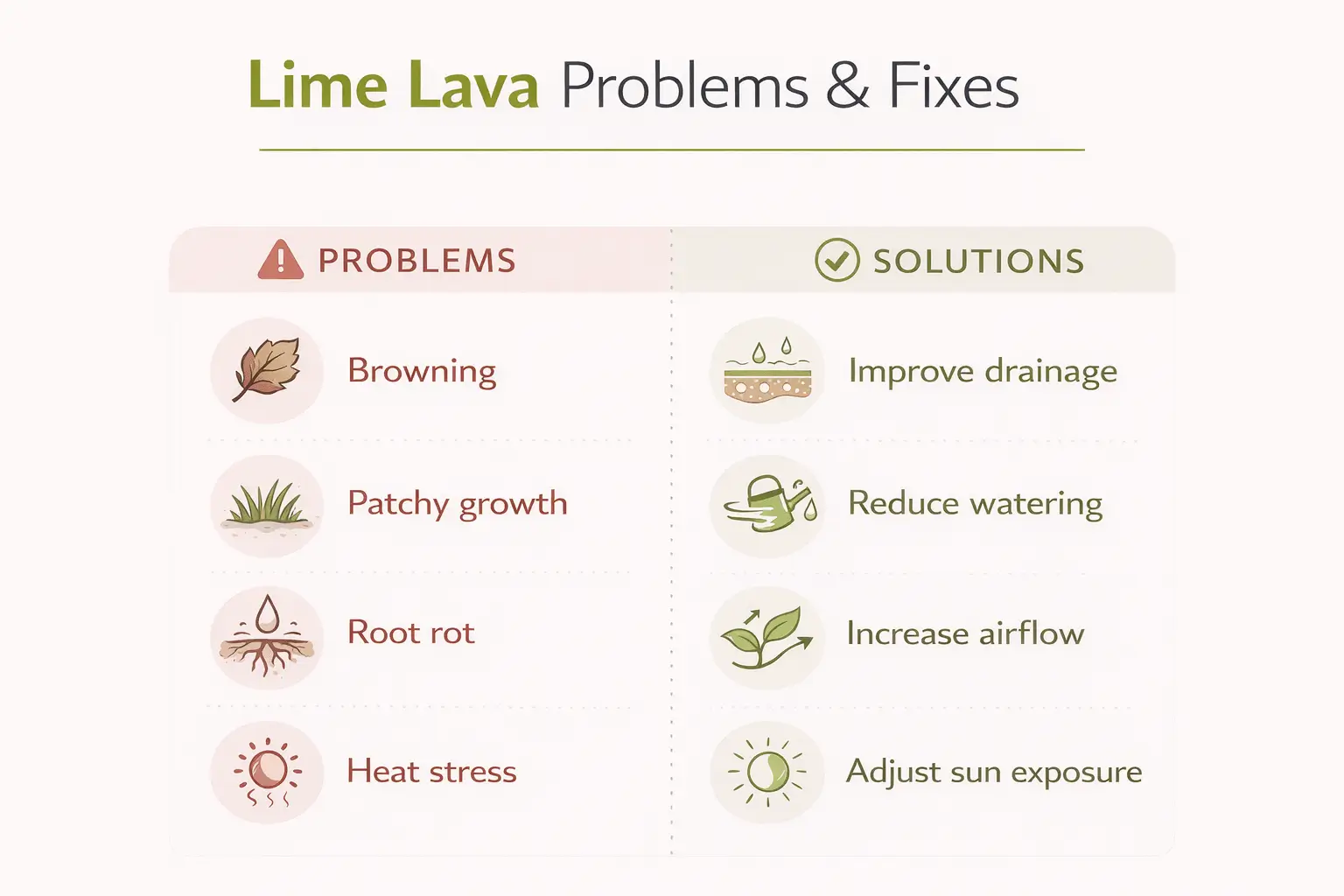 lime lava ground cover