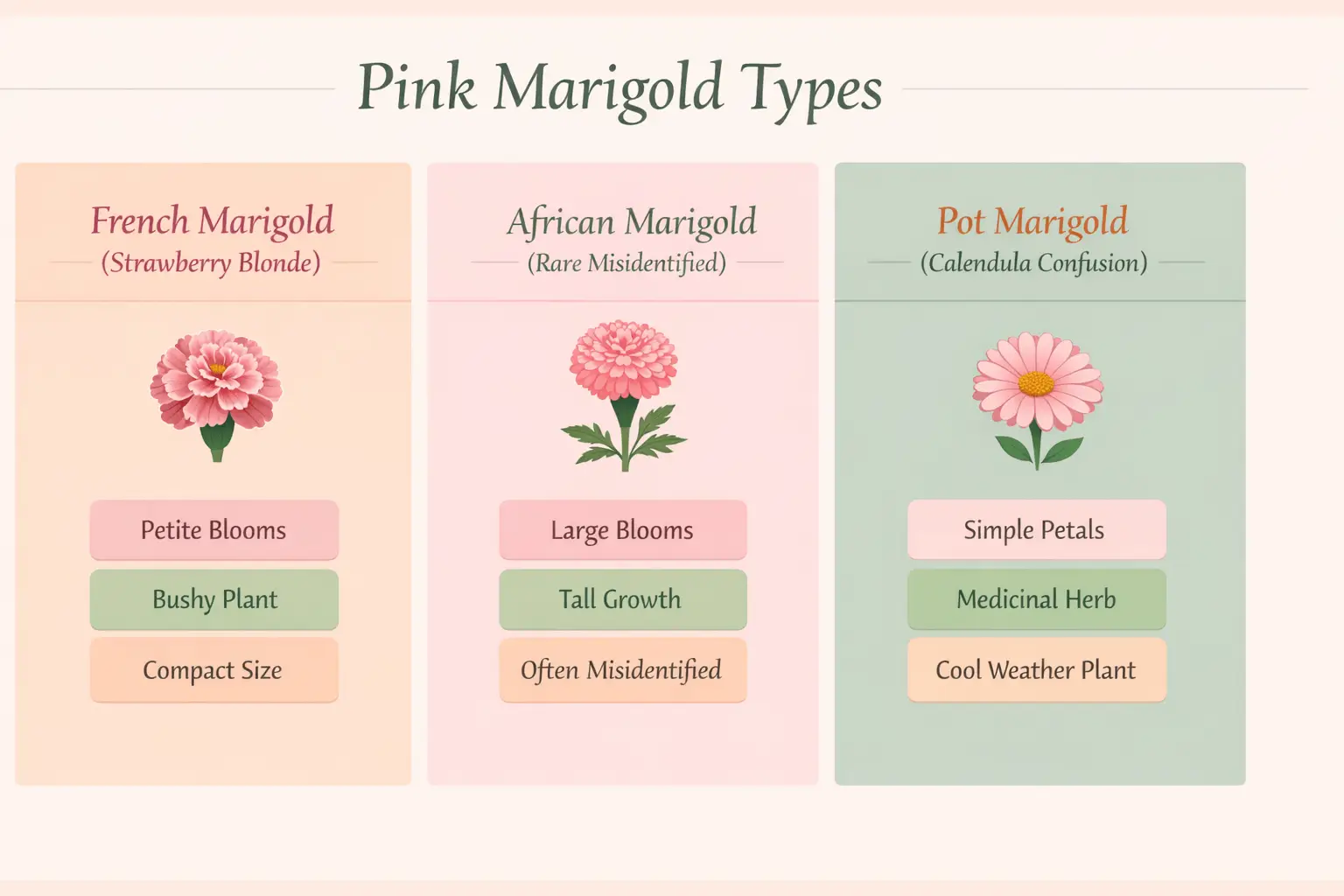 marigold pink