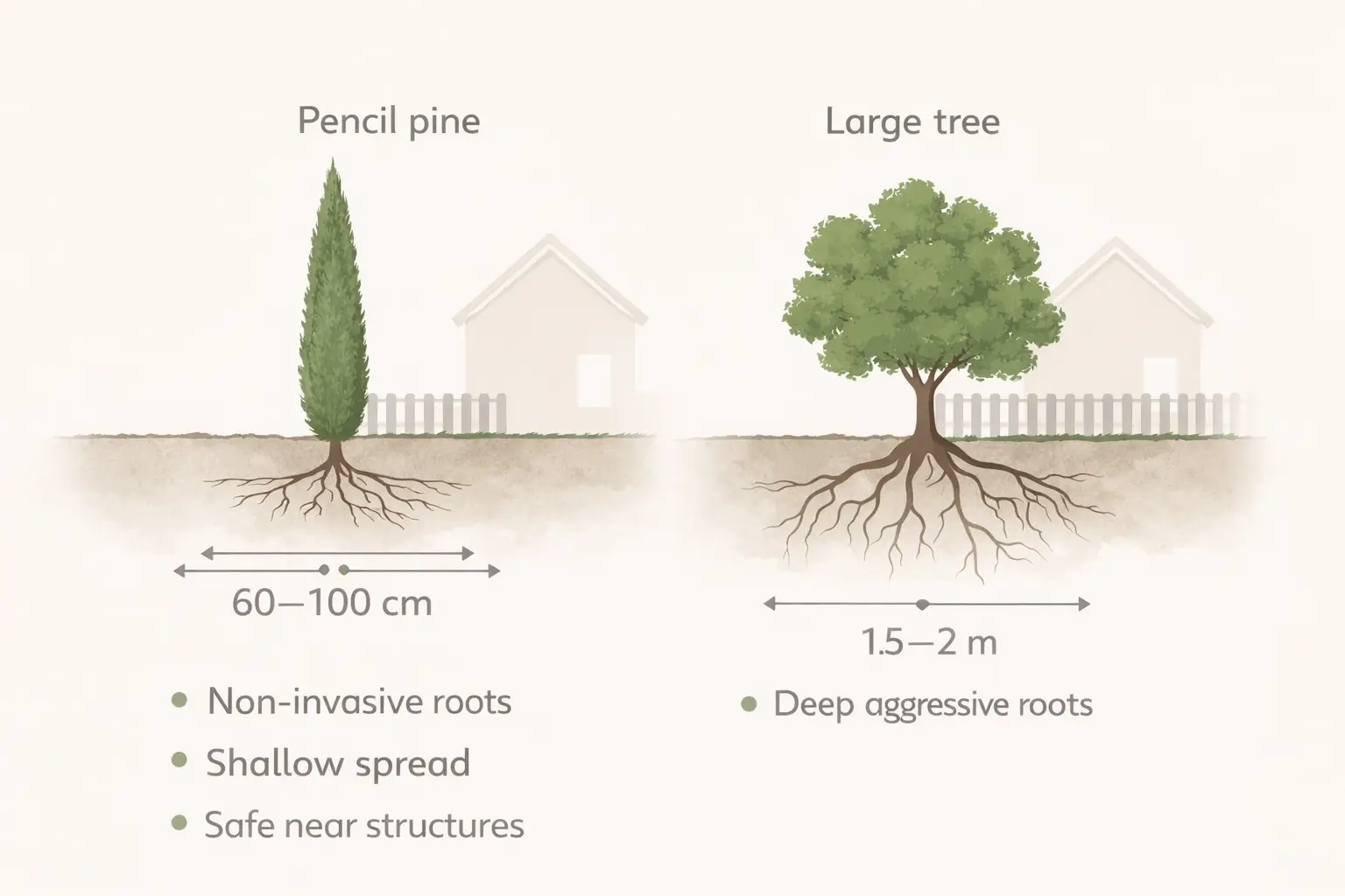 pencil pine growth rate