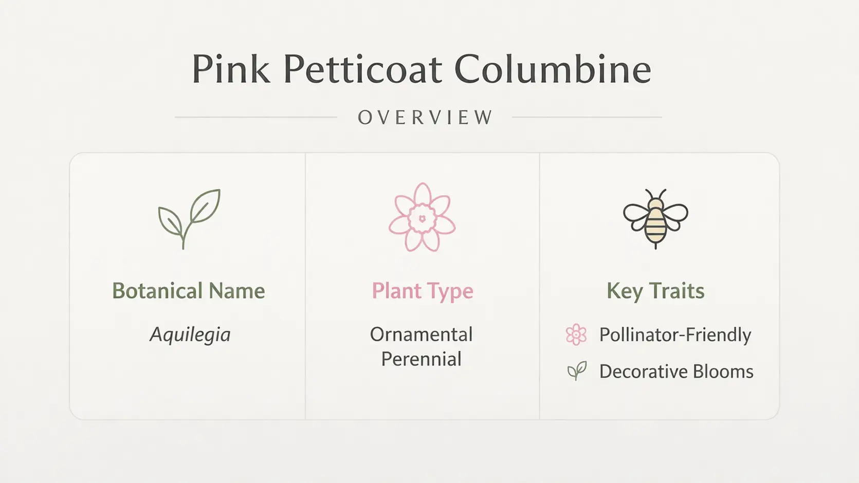 pink petticoat columbine