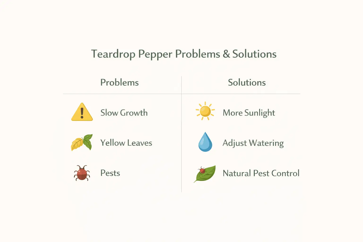 teardrop pepper plant