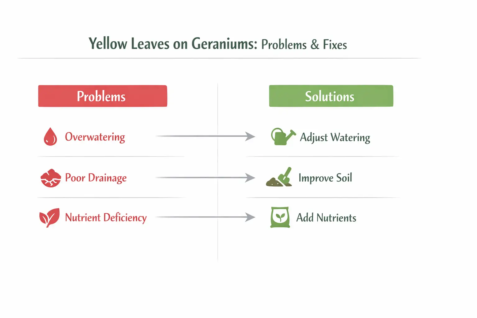 yellow geraniums