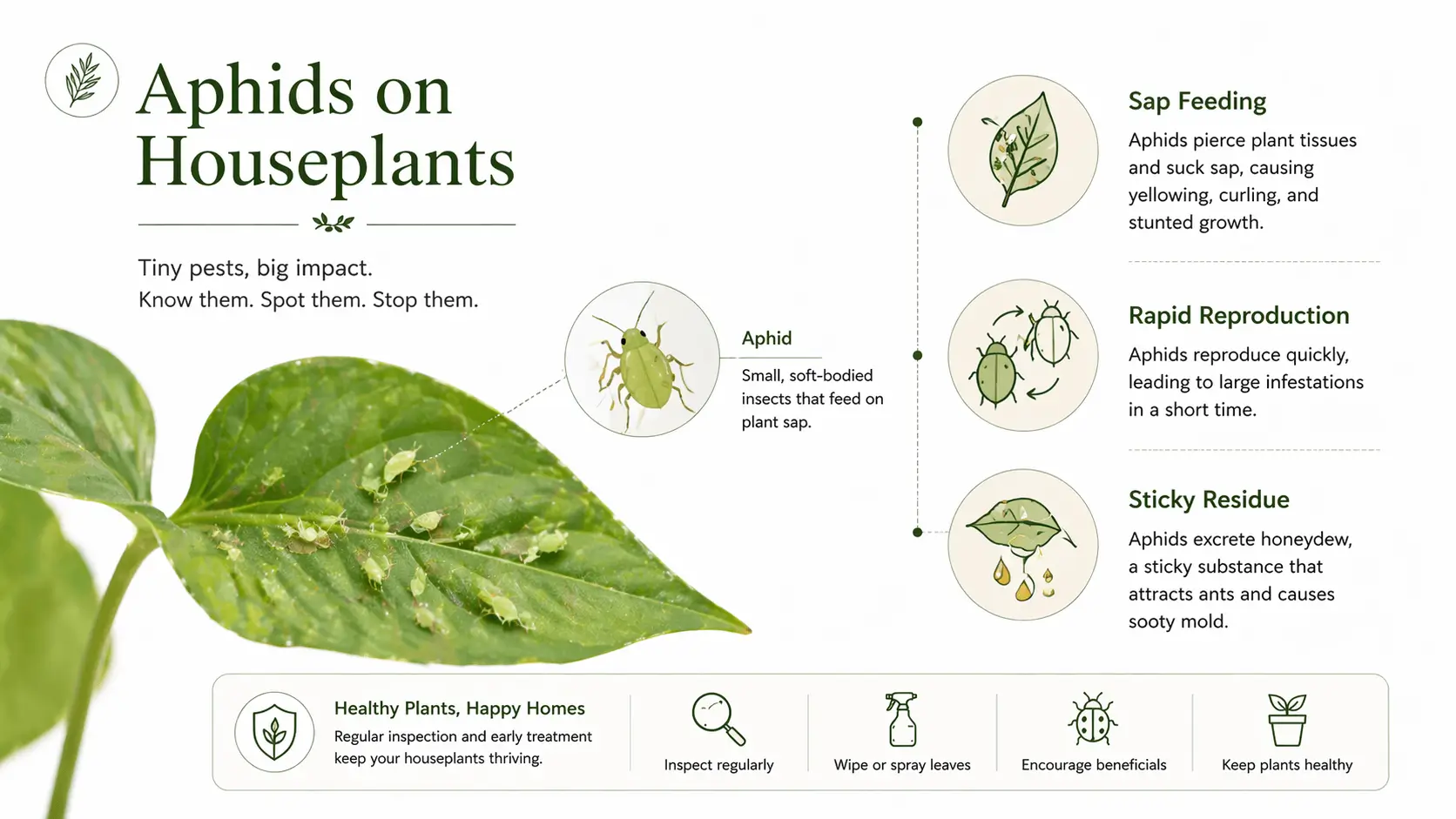 aphids on houseplants