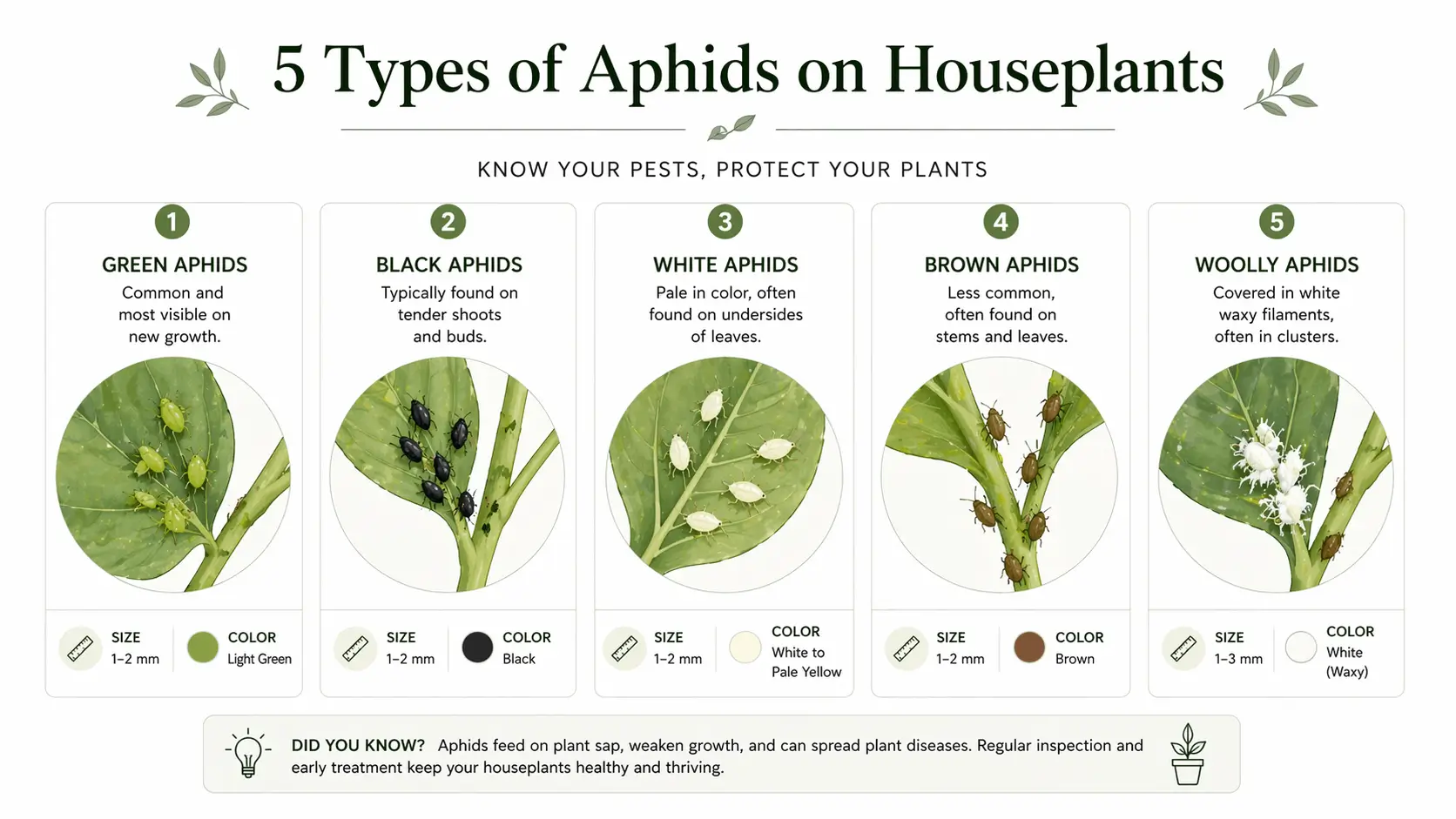 aphids on houseplants