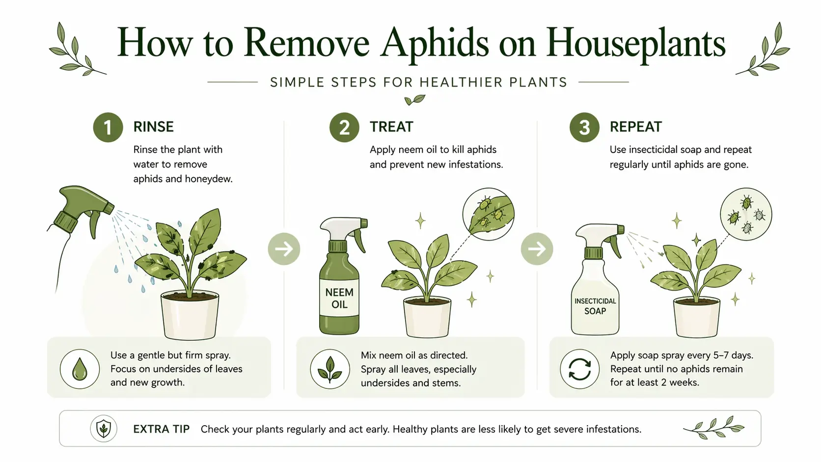 aphids on houseplants