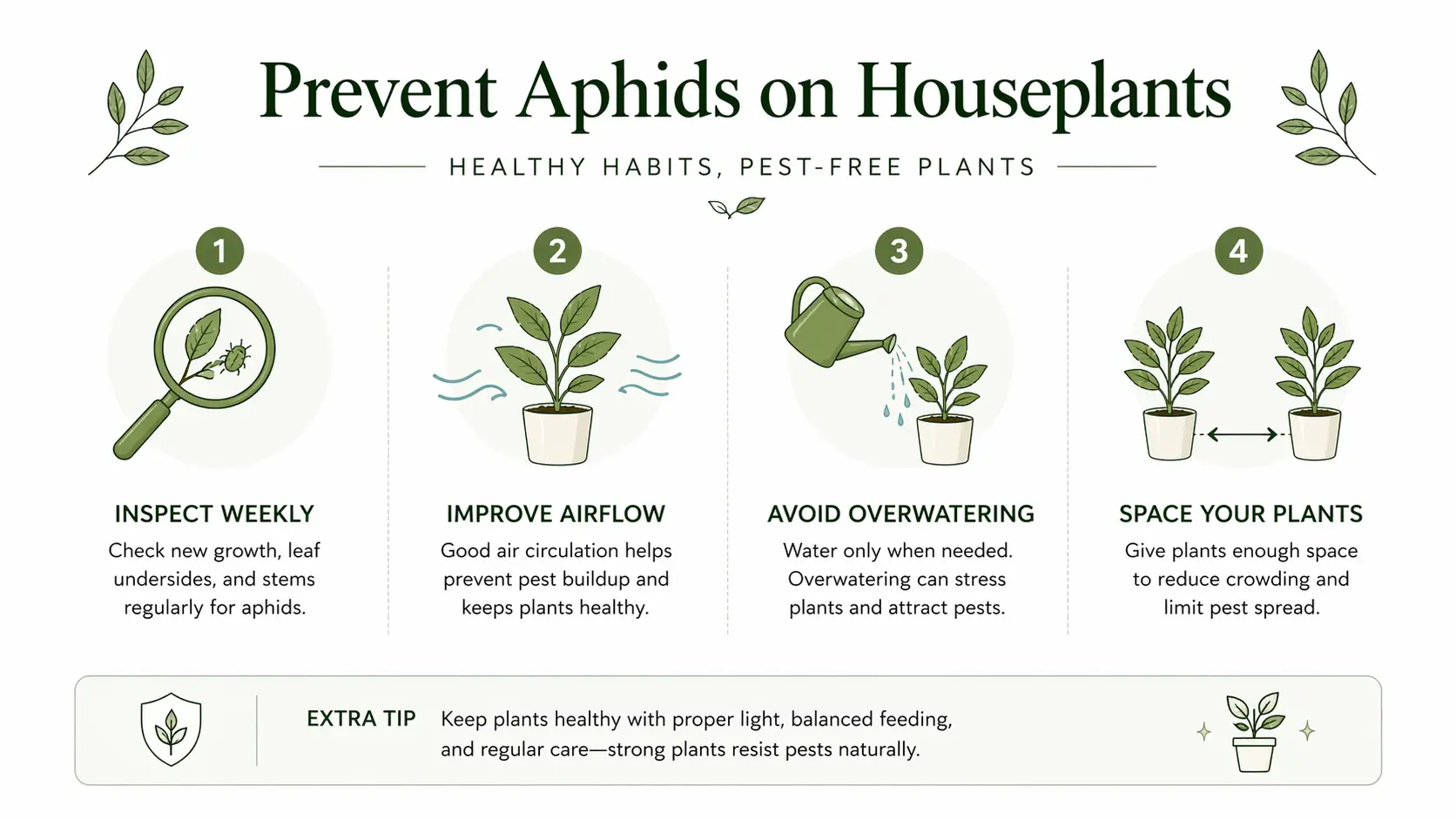 aphids on houseplants