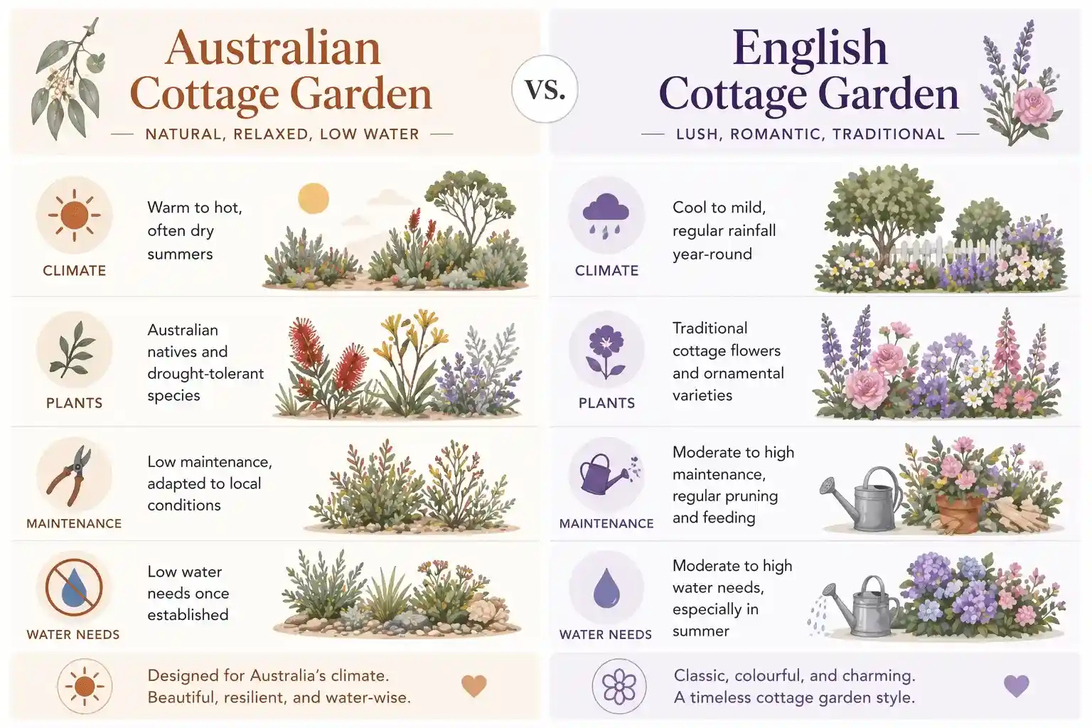 australian cottage garden