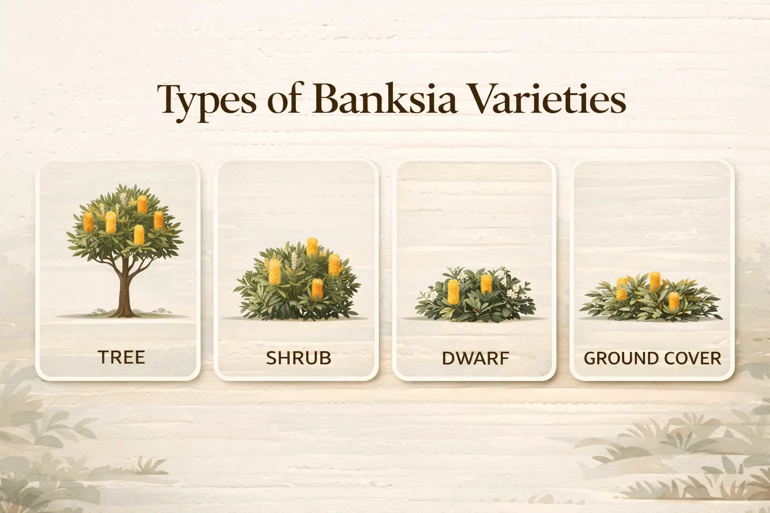 banksia varieties
