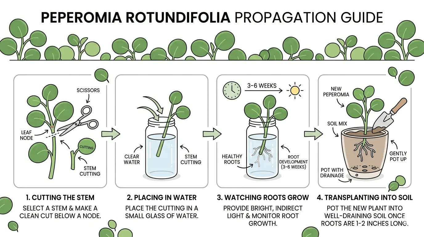 caring for an peperomia rotundifolia