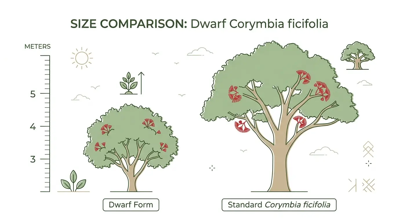 dwarf corymbia ficifolia