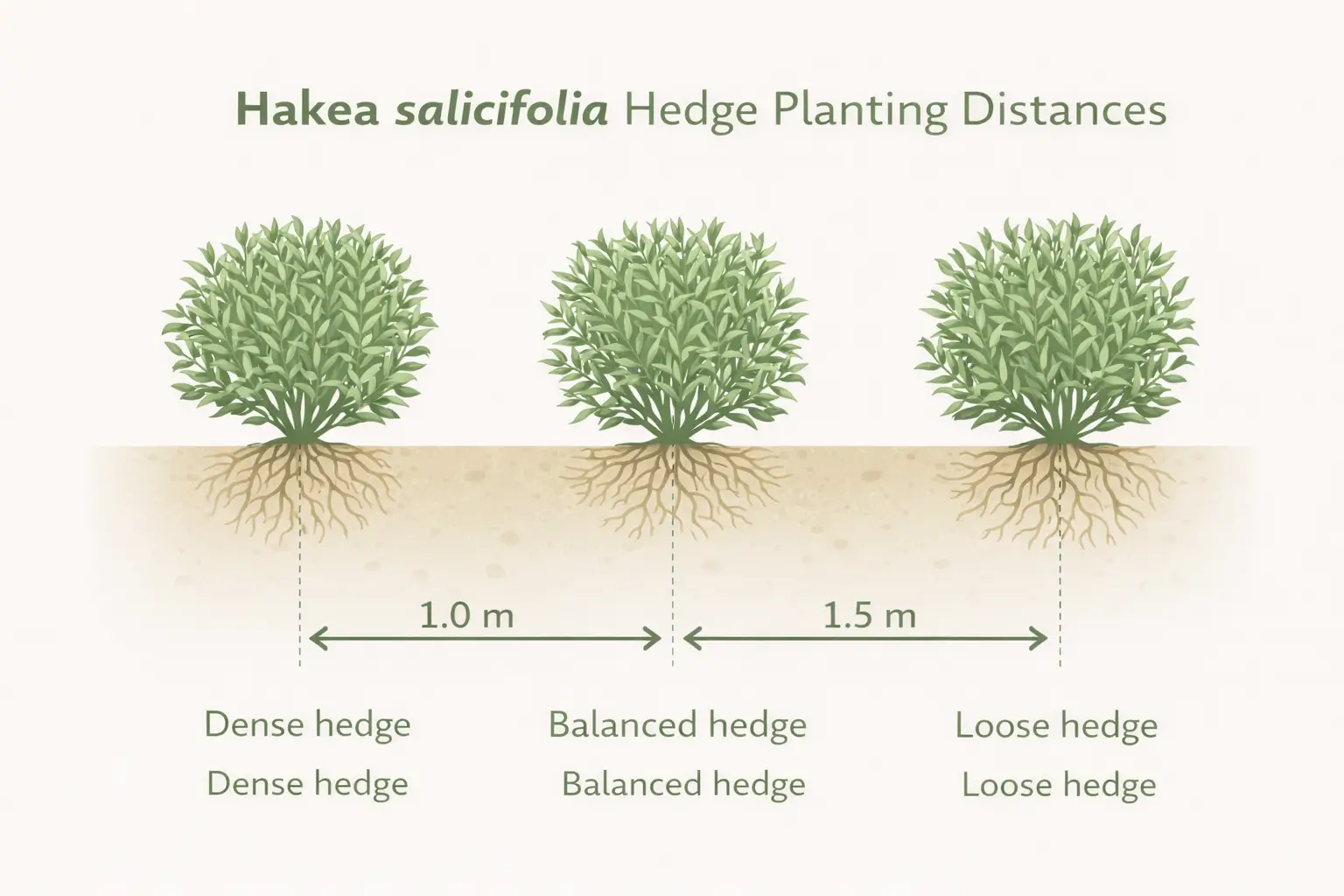 hakea salicifolia hedge