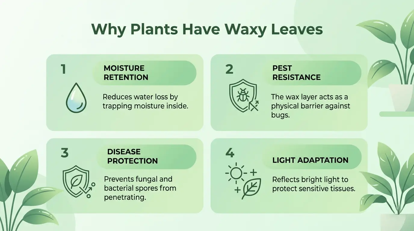 house plants with waxy leaves