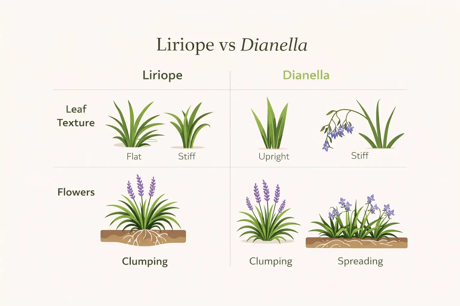 liriope varieties