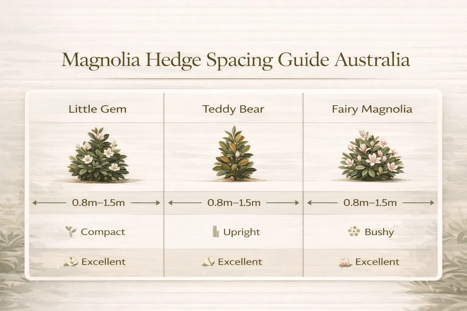 magnolia hedge australia