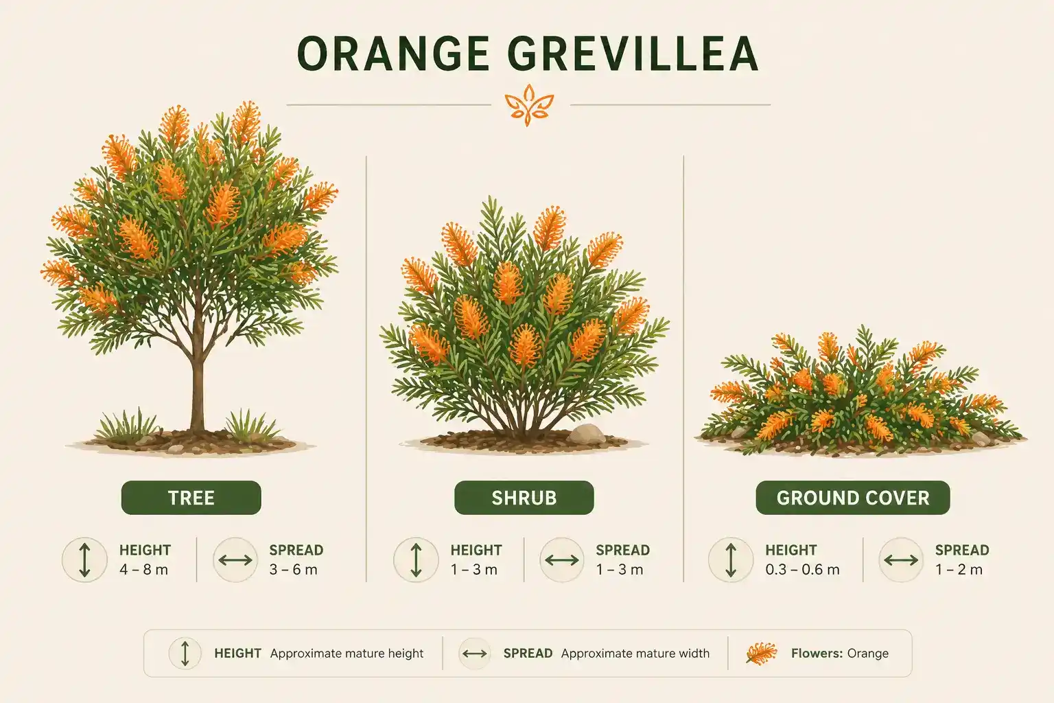 orange grevillea