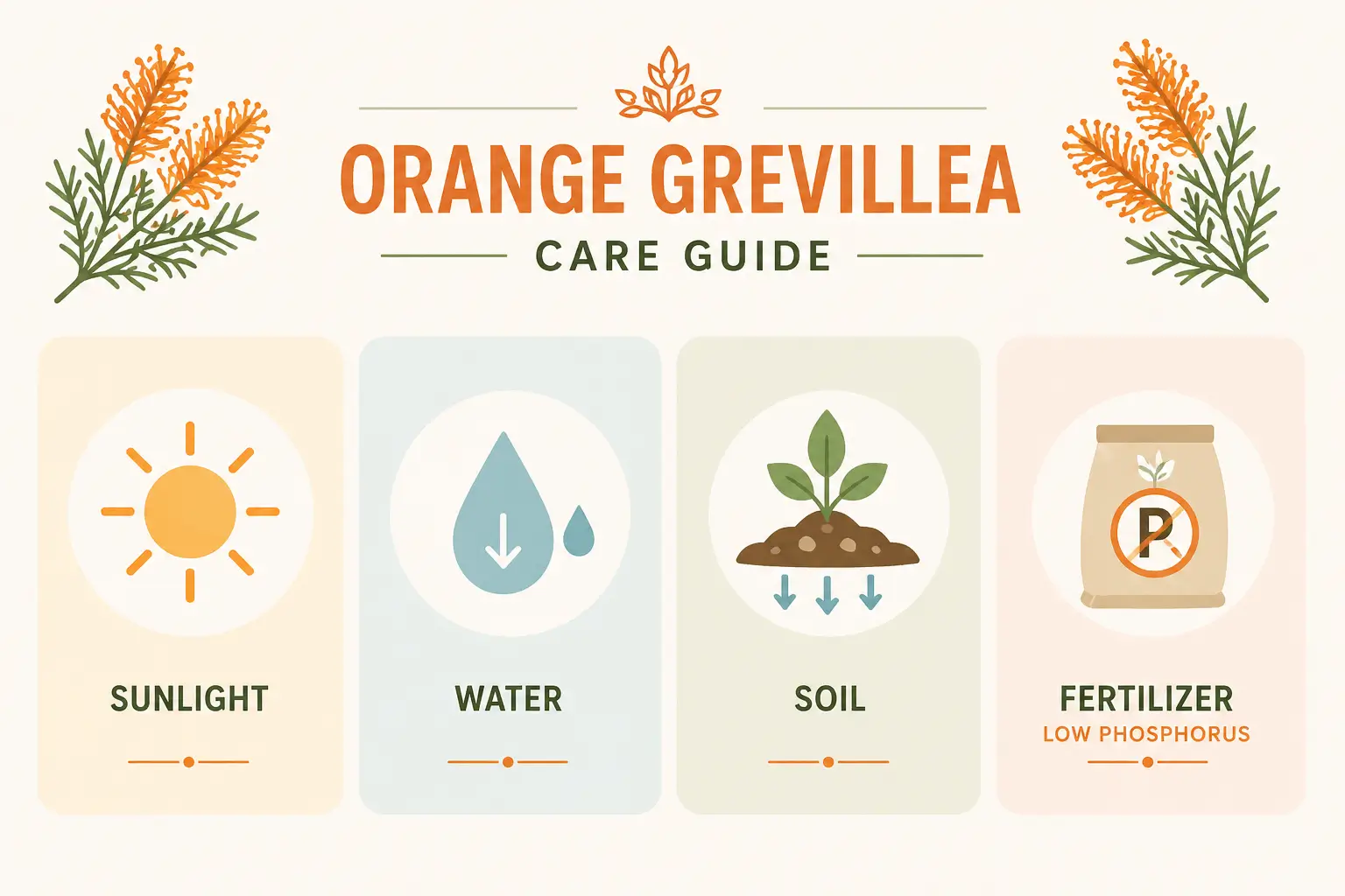 orange grevillea