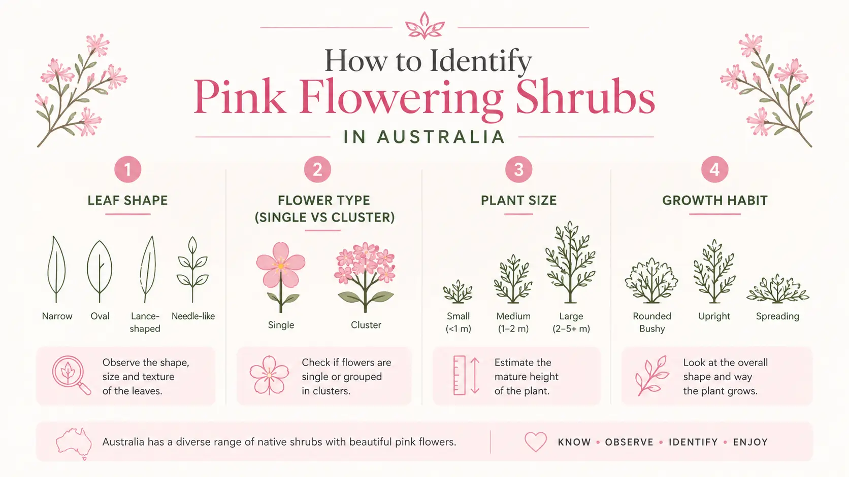 pink flower australian native