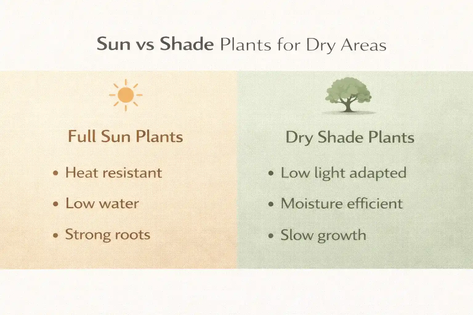 plants for dry areas