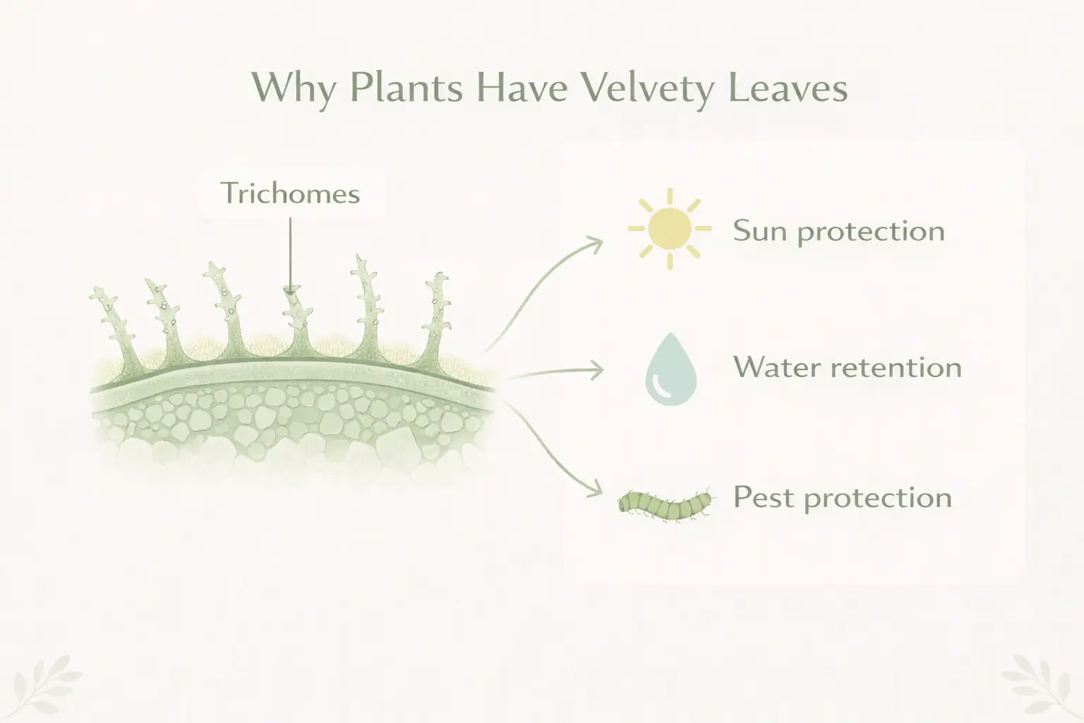 plants with soft velvety leaves