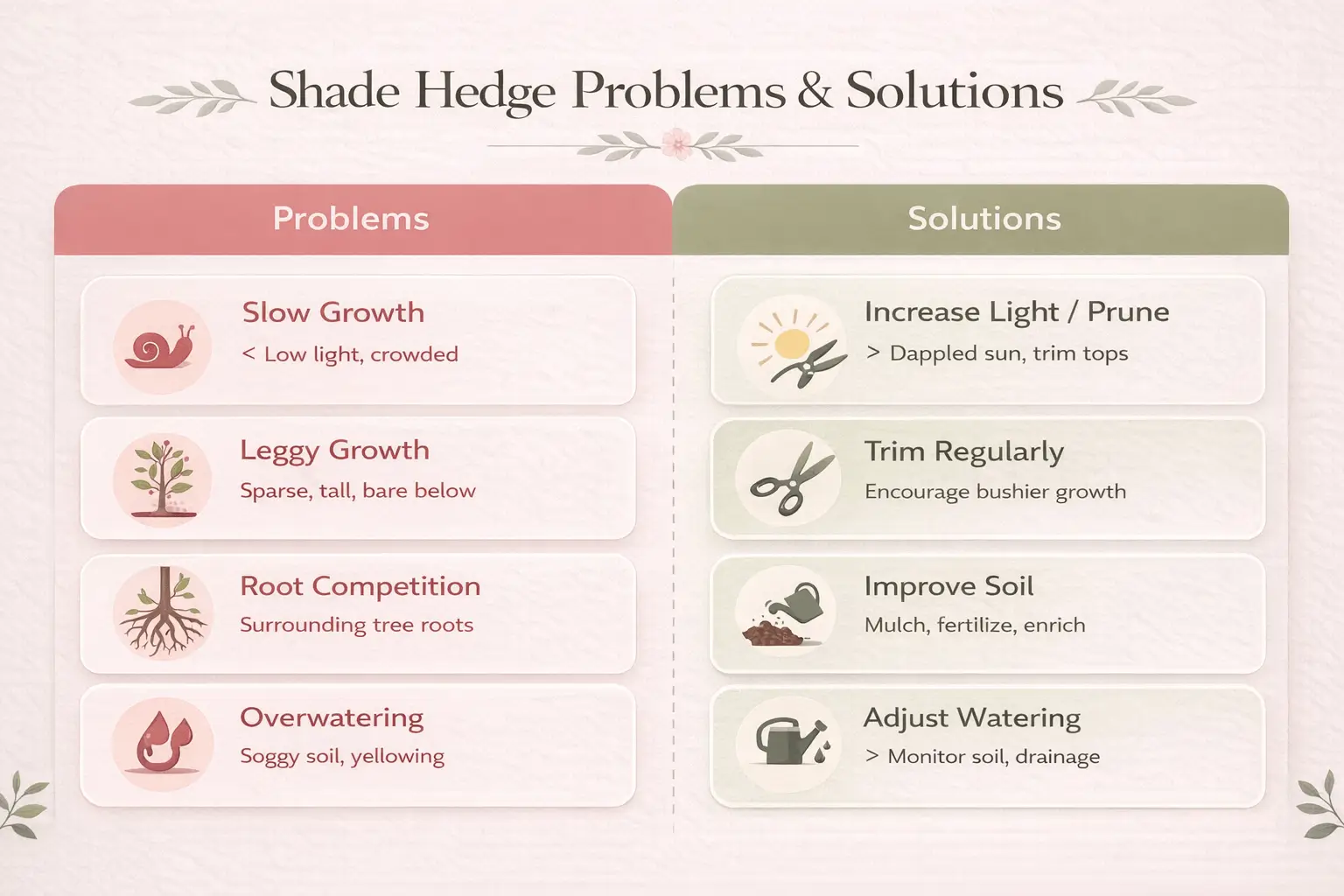 shade tolerant hedging plants australia