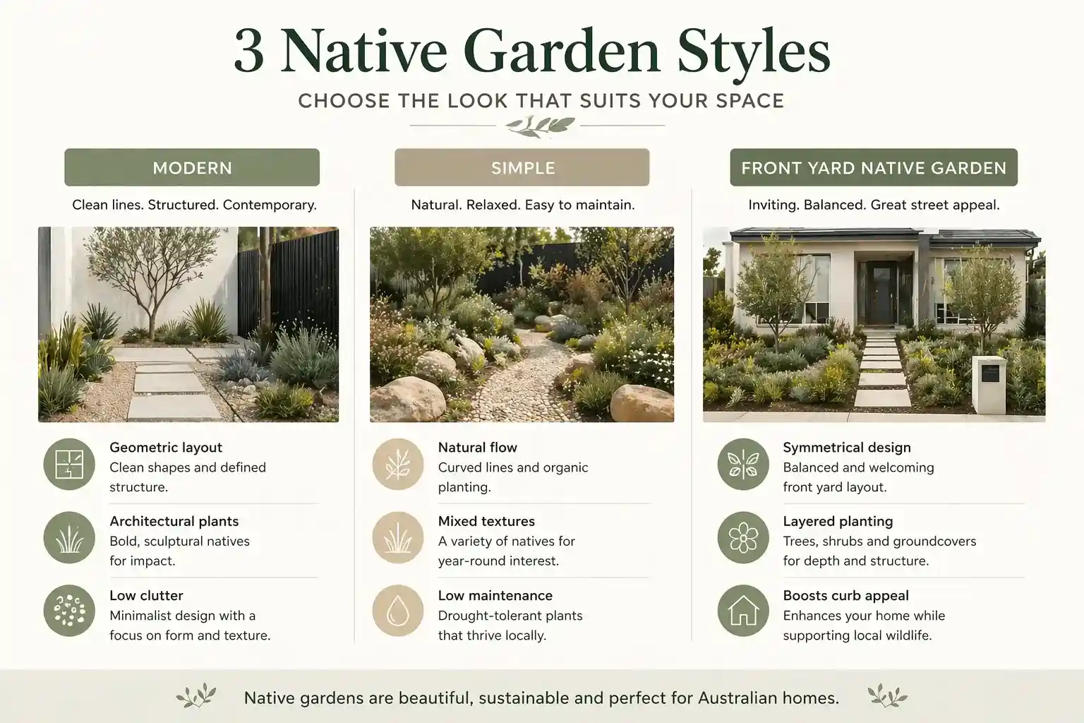 small native garden ideas australia