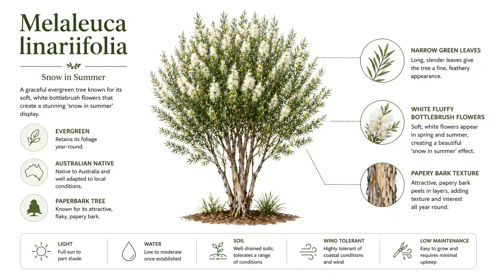 snow in summer melaleuca