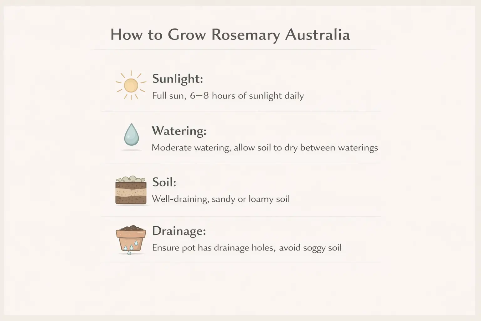 types of rosemary australia