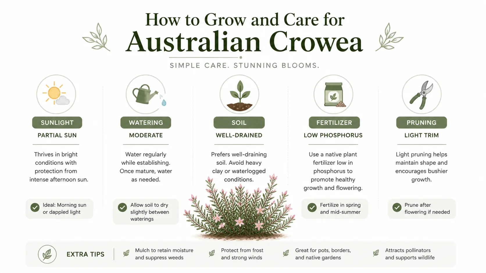 australian crowea
