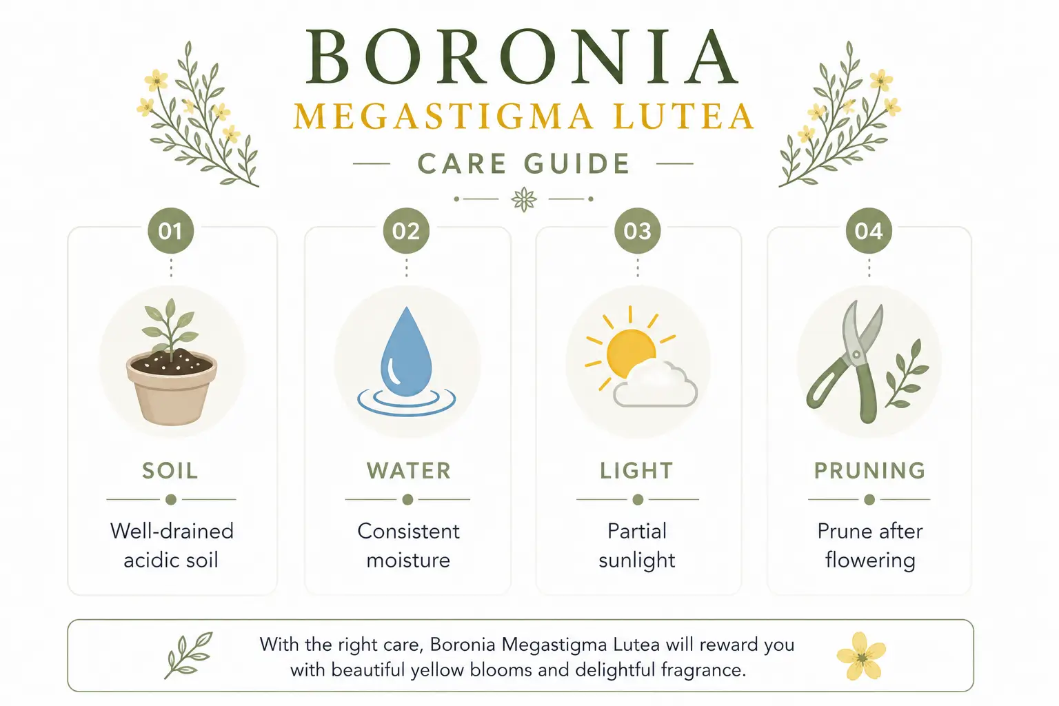 boronia megastigma lutea