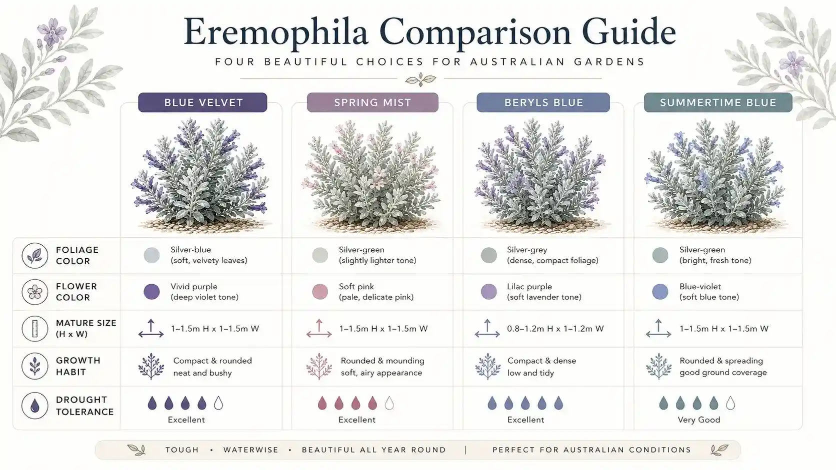 eremophila nivea blue velvet