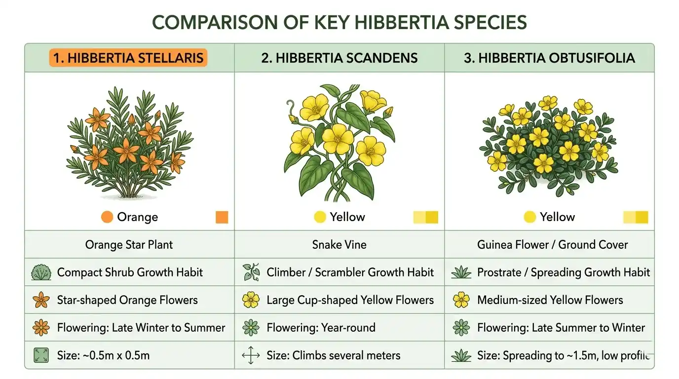 hibbertia stellaris