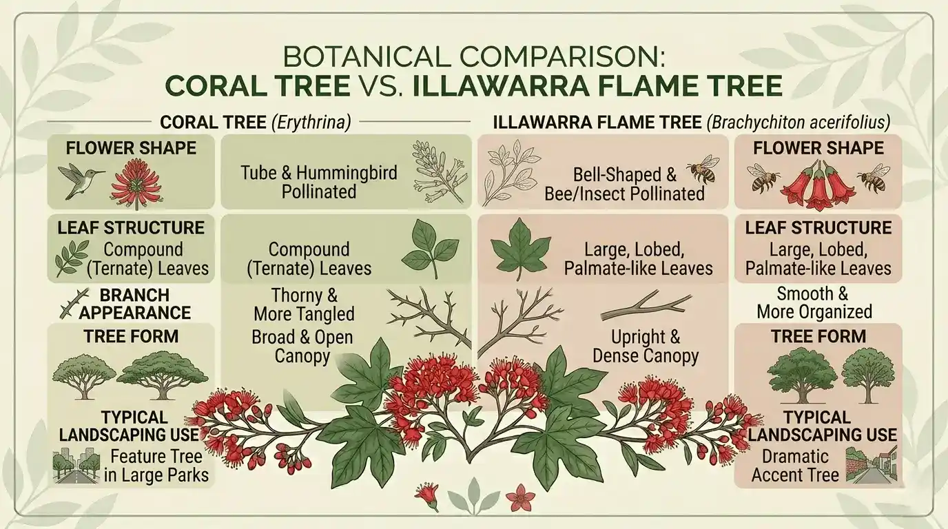 illawarra flame tree flower