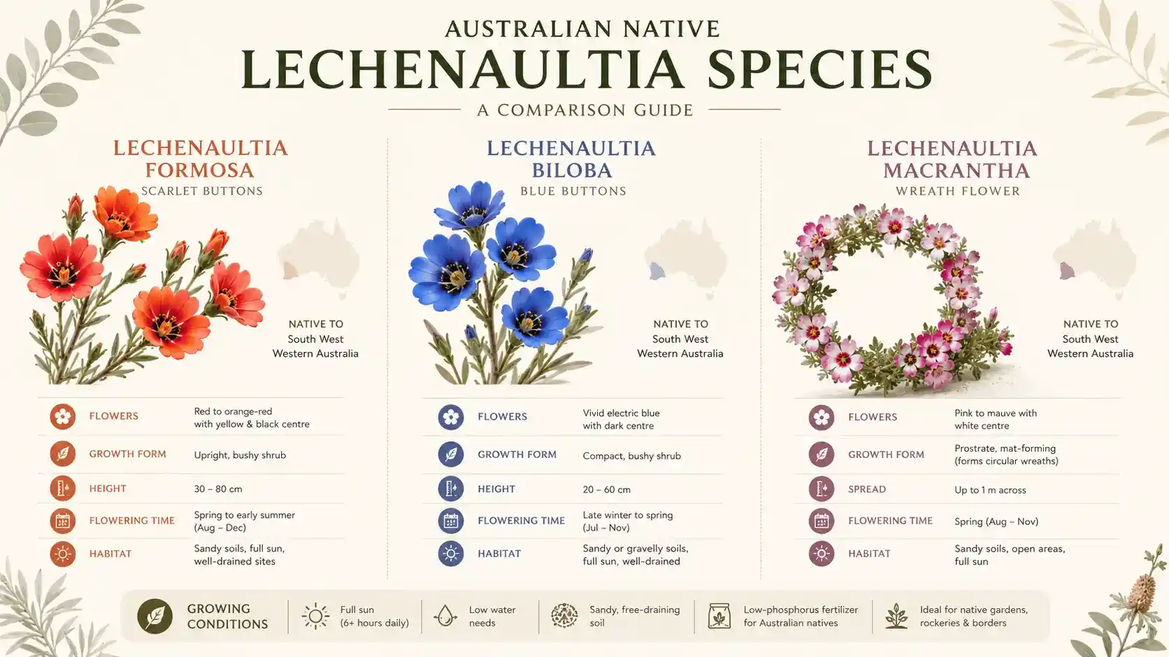lechenaultia formosa