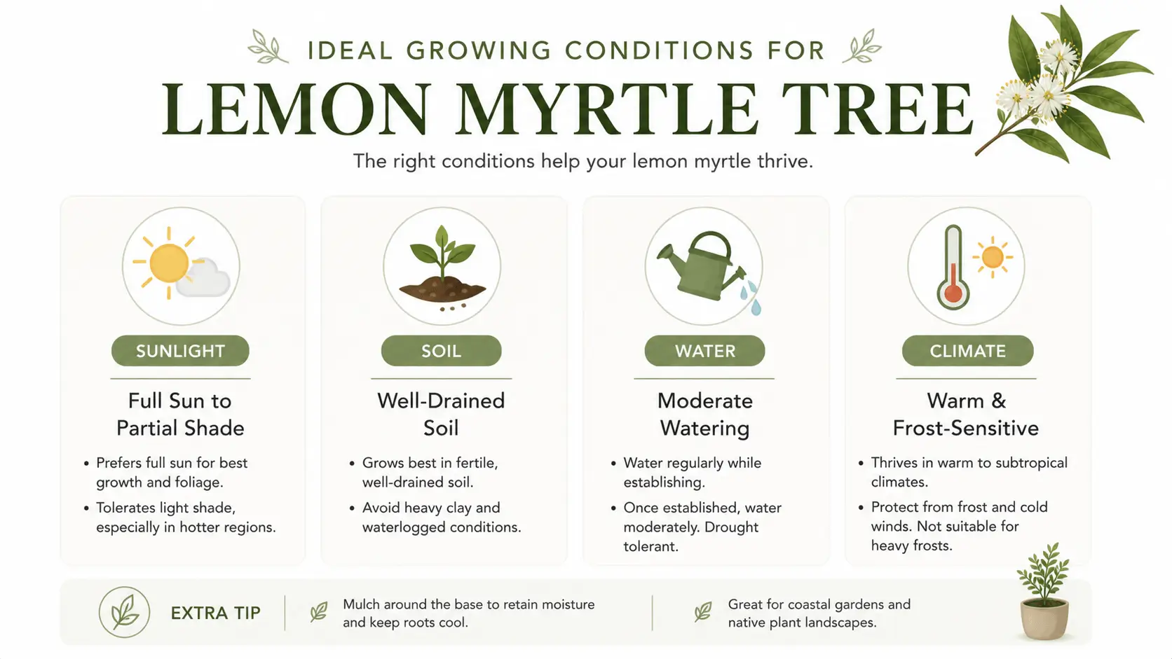 lemon myrtle tree