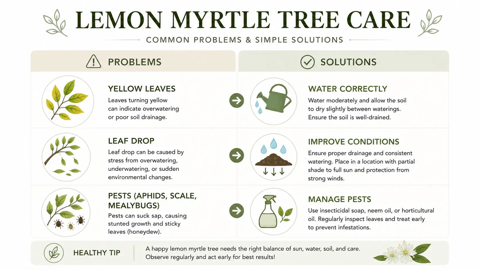 lemon myrtle tree