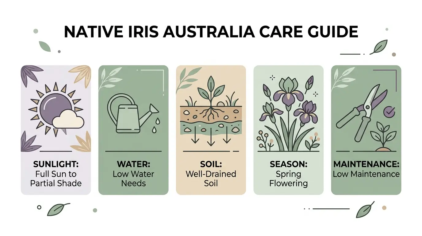 native iris australia