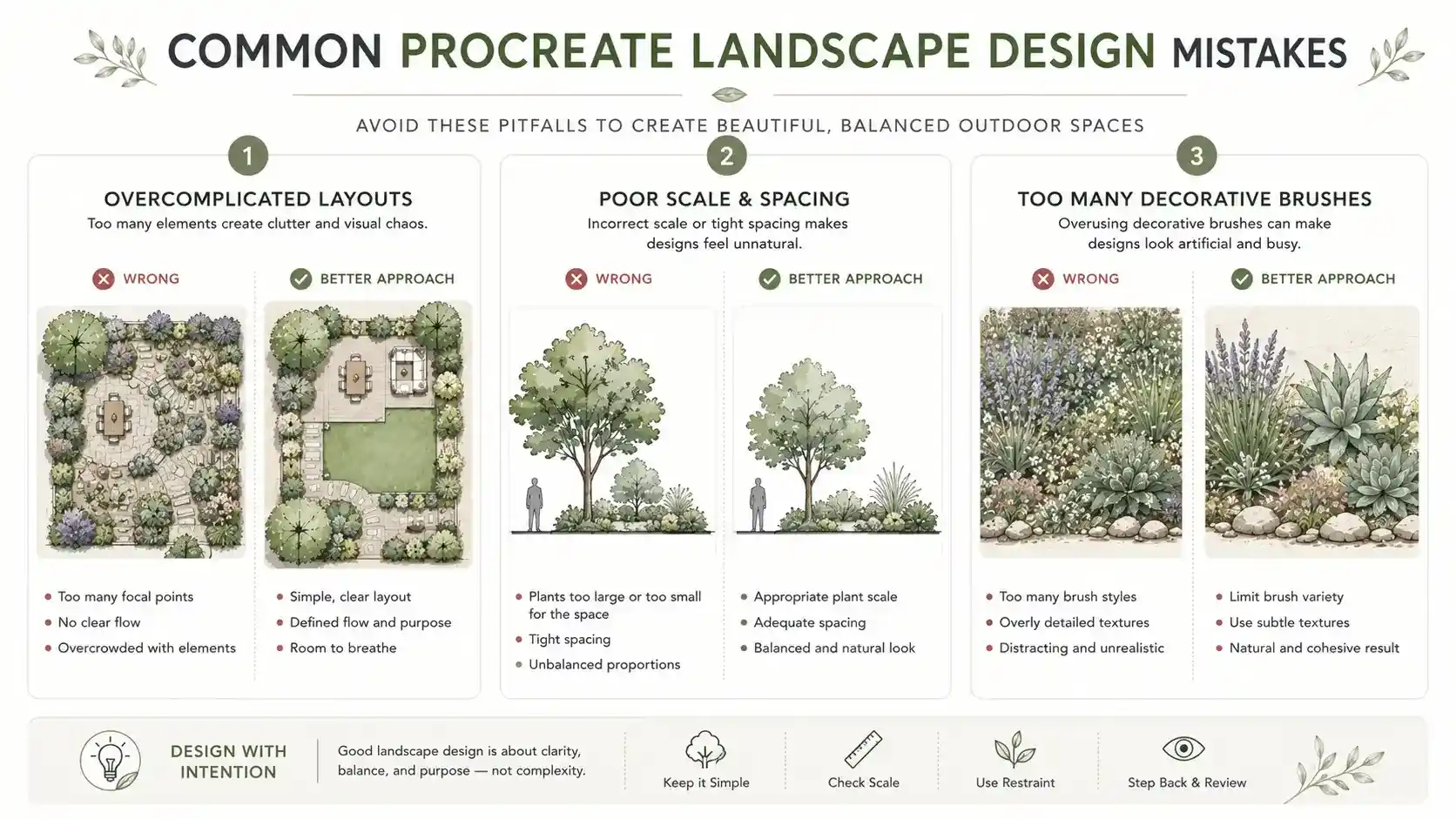 procreate landscape design
