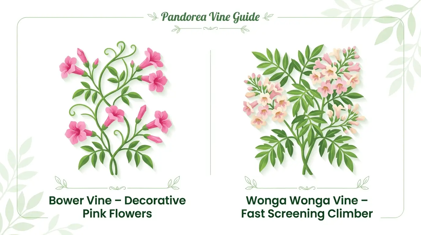 vine with pink flowers australia