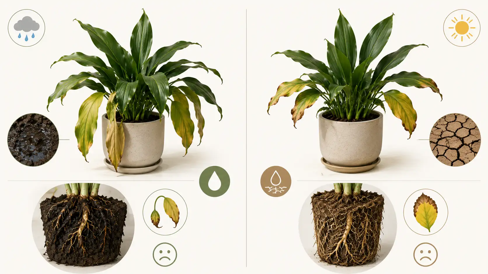aspidistra leaves turning yellow