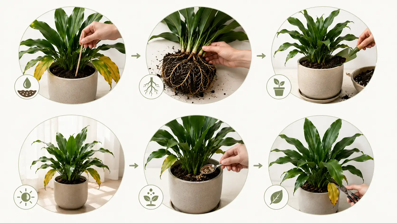 aspidistra leaves turning yellow