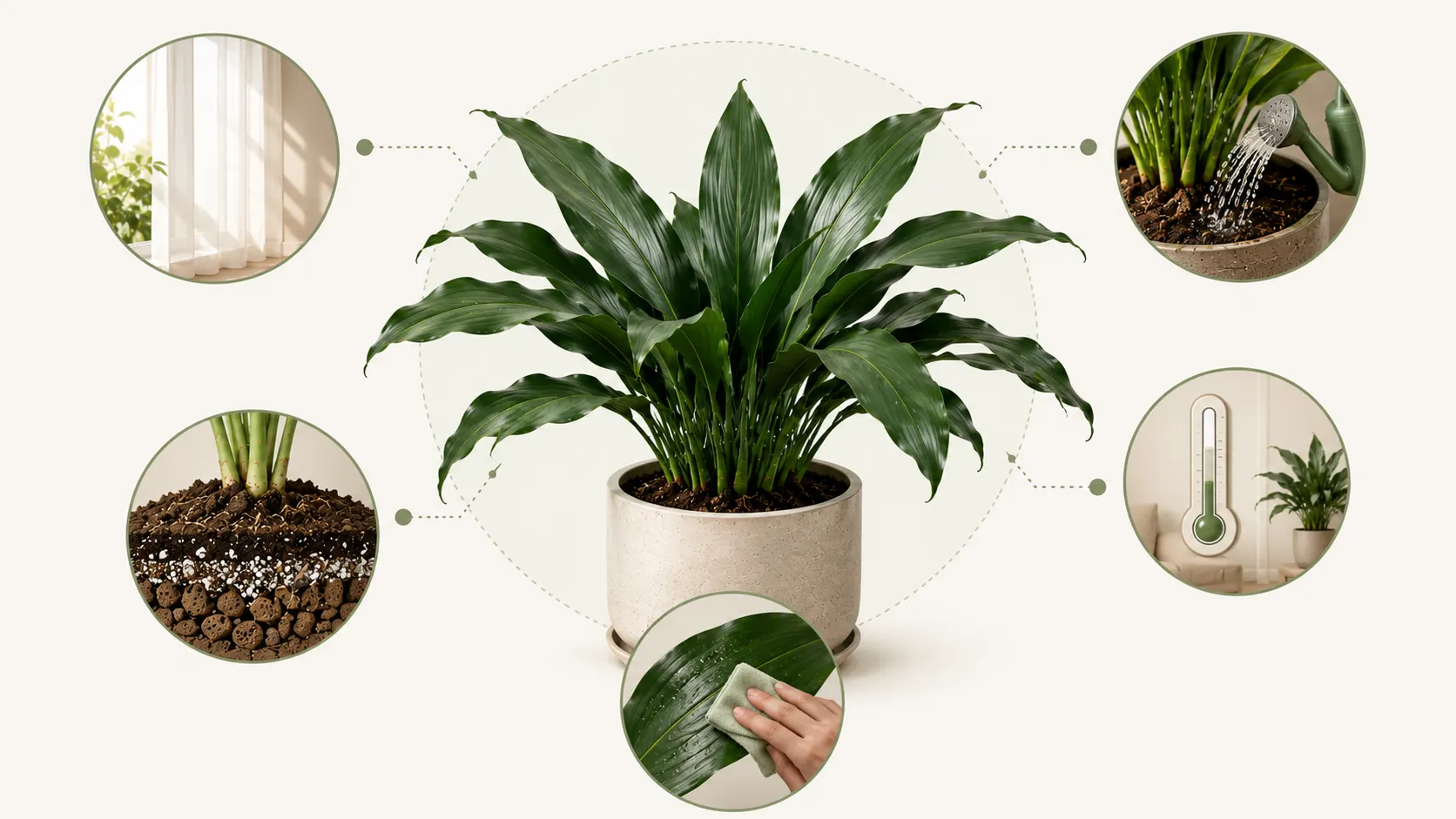aspidistra leaves turning yellow