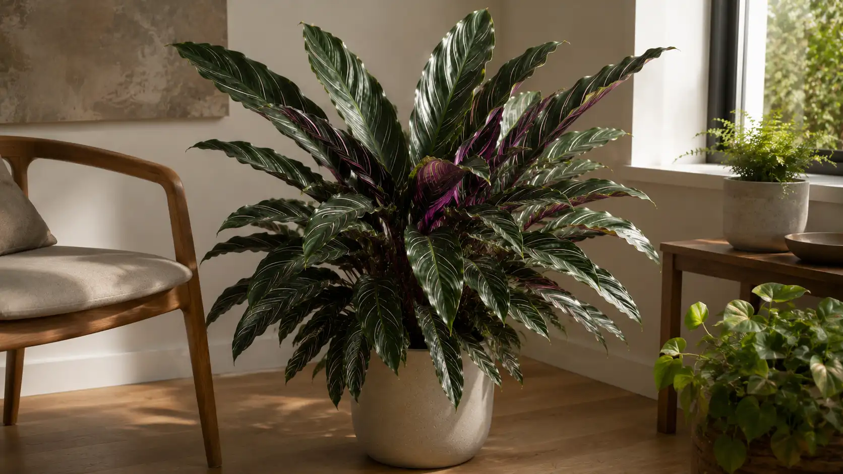 calathea majestica white star