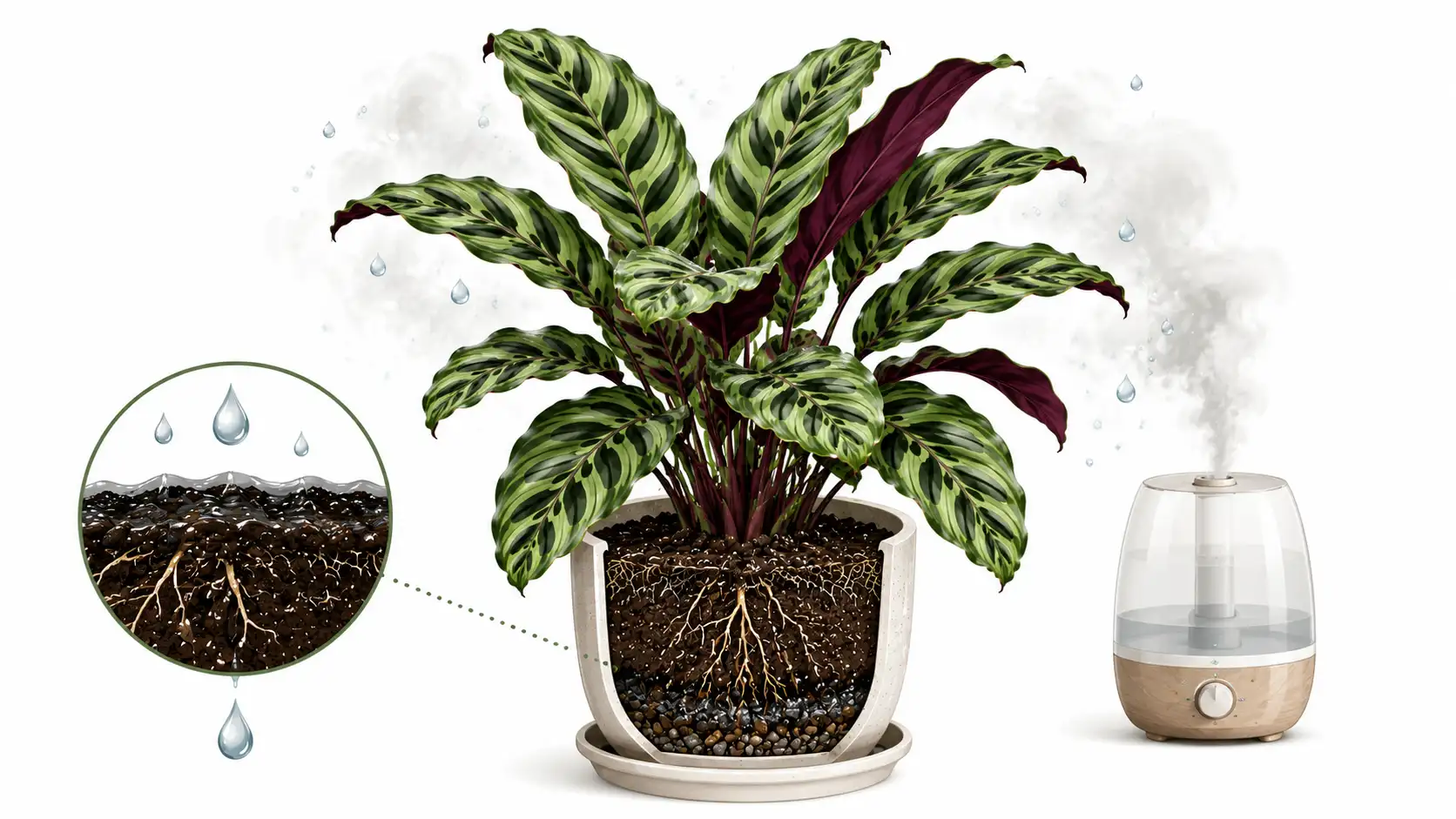 calathea zebrina care