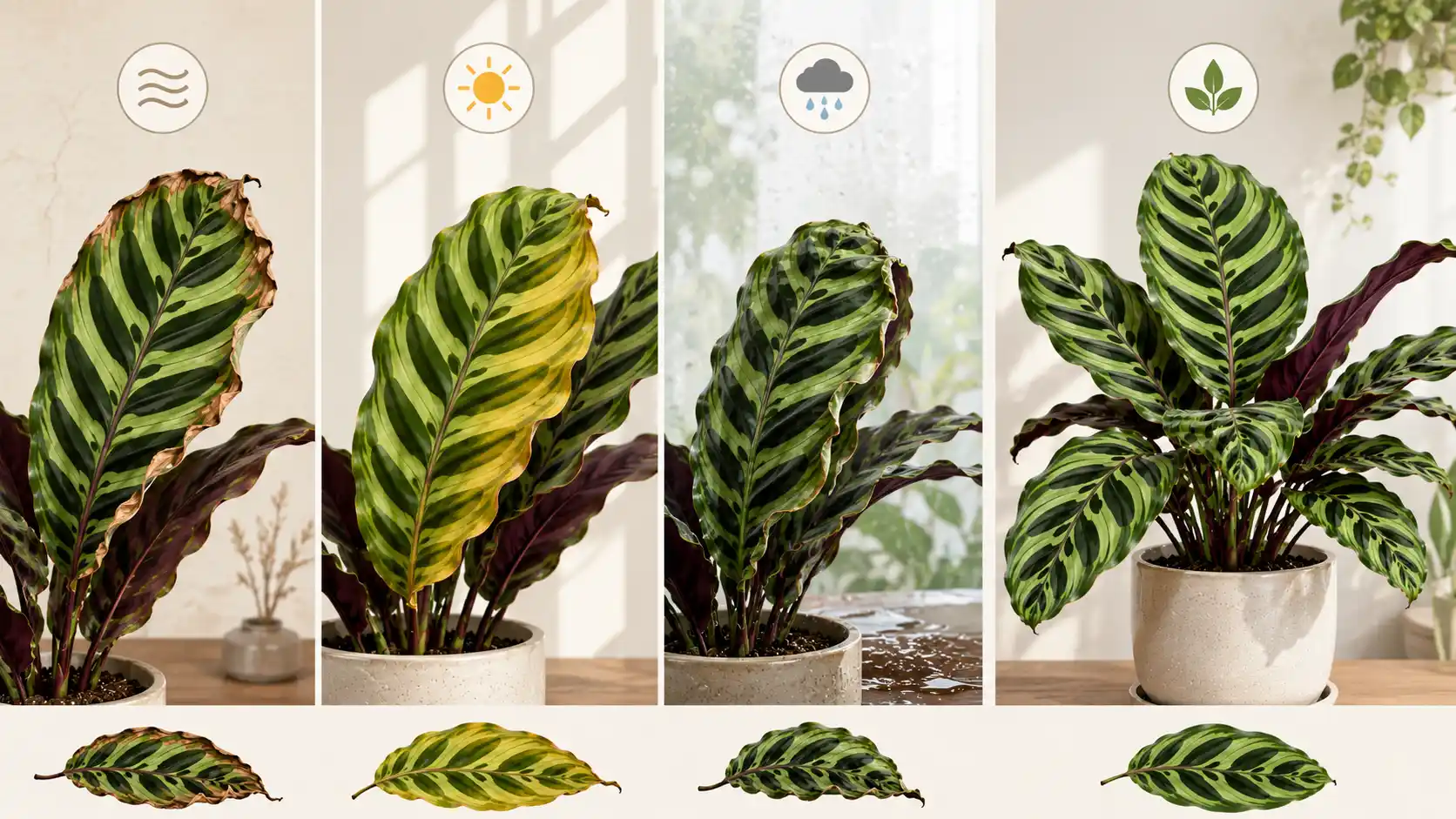 calathea zebrina care