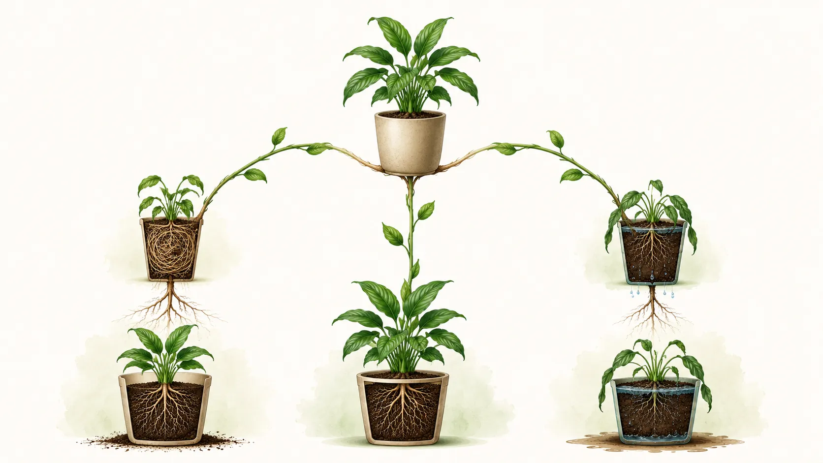 does pot size affect how fast a plant grows