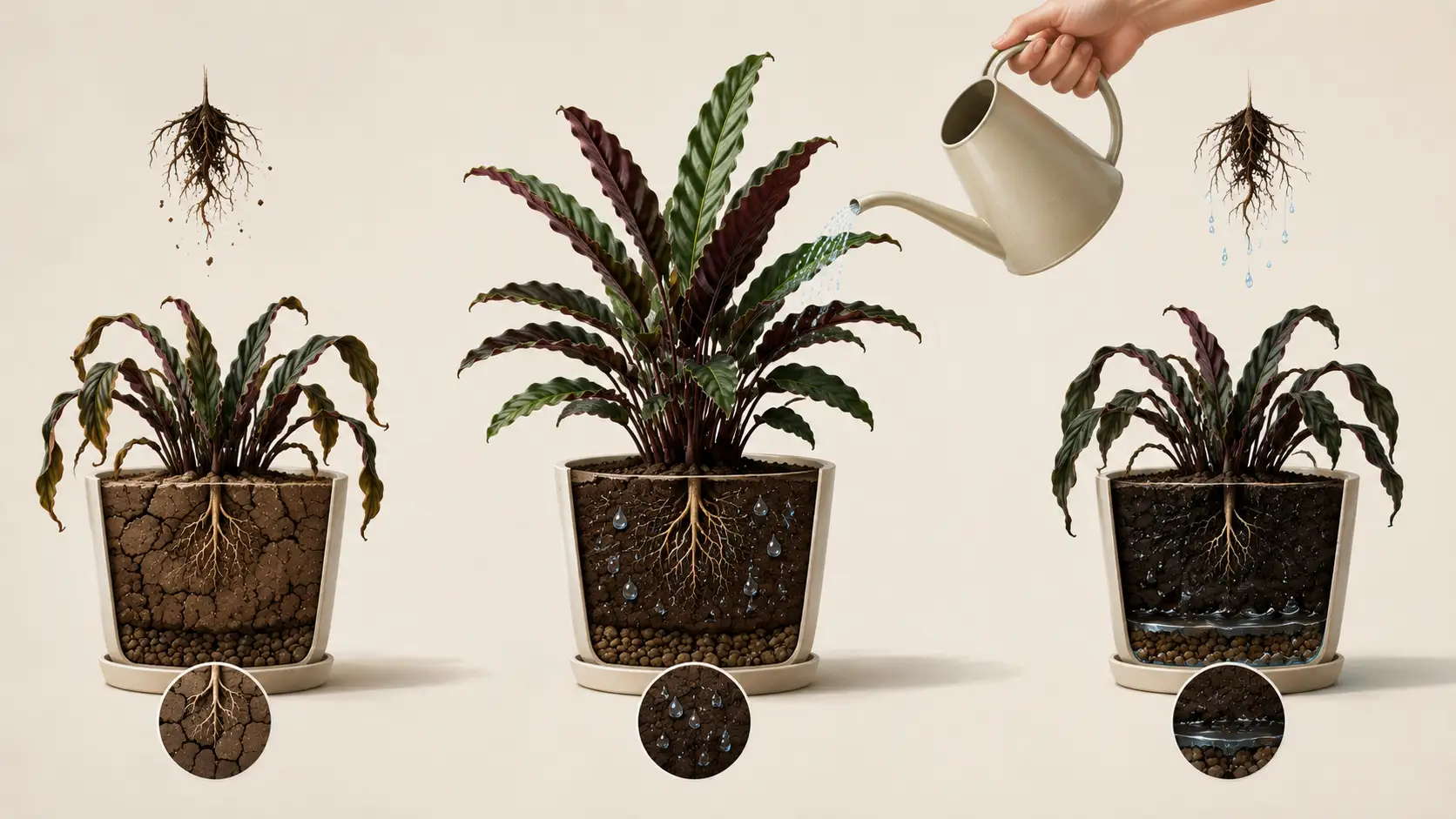 furry feather calathea care