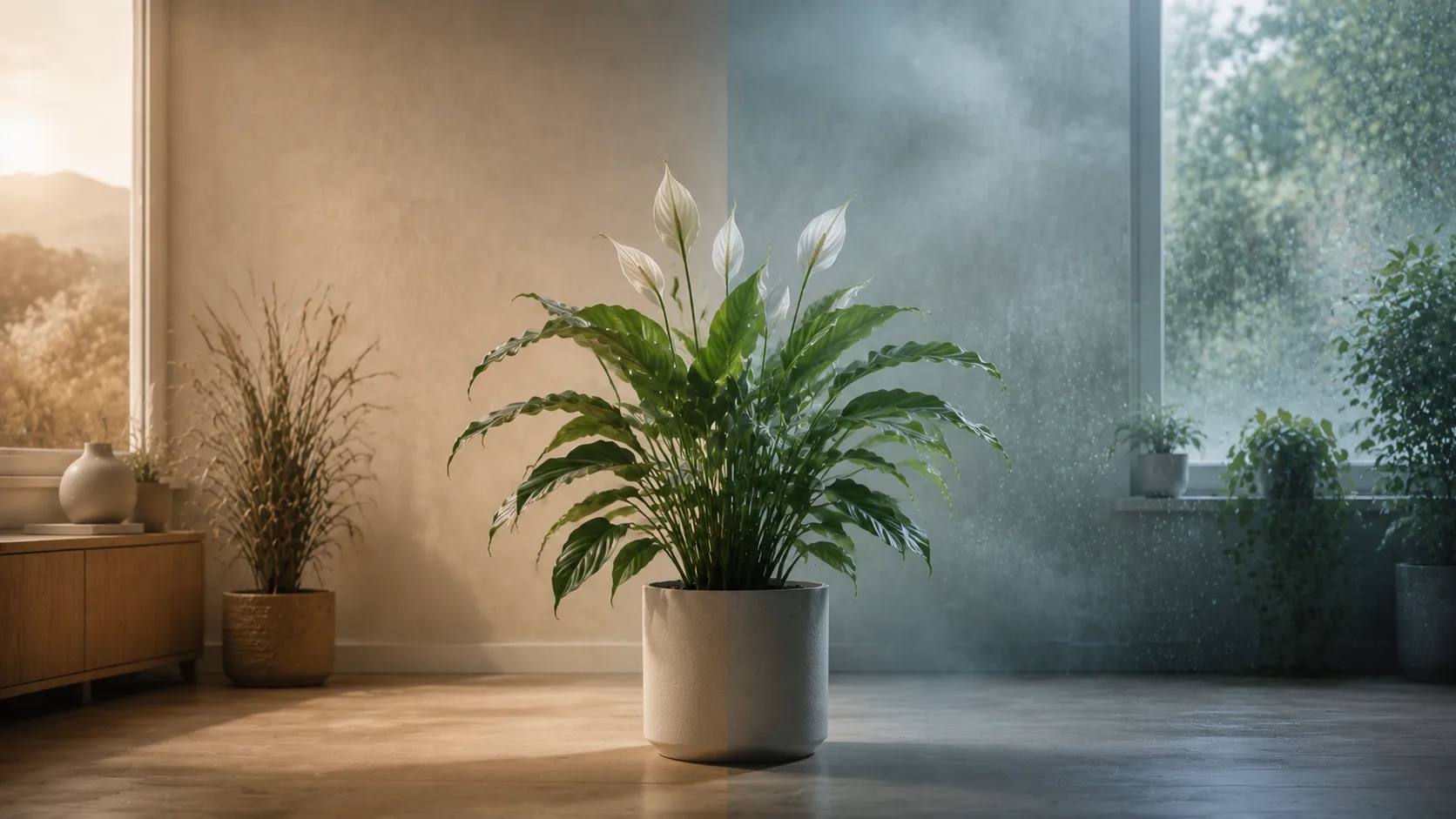 how does season affect indoor plant growth