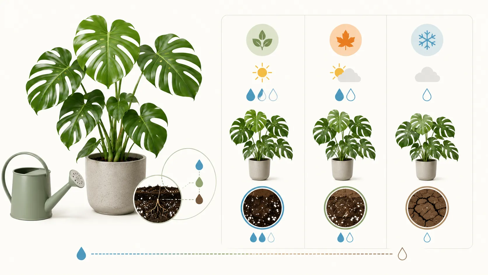 how often to water a cheese plant